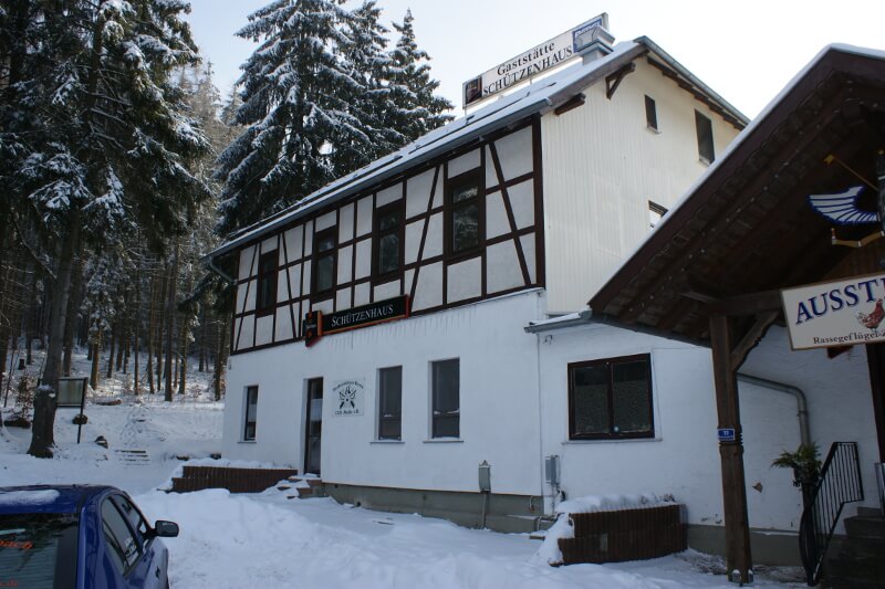 Gaststätte Schützenhaus im Winter